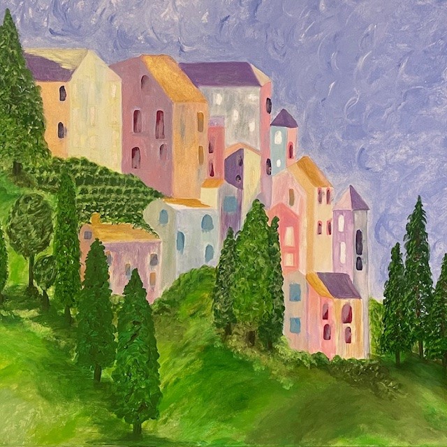 Landscape painting by Cheryl Bencivenga