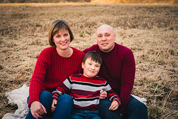 Adam Dumont and family