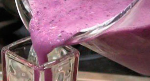 Red cabbage smoothie