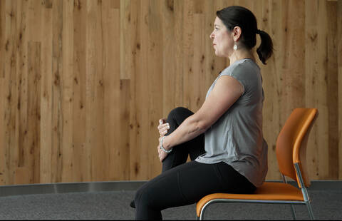 Read the article 'The Benefits of Chair Yoga'