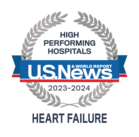 U.S. News Heart Failure badge - 2023-2024