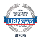 U.S. News Stroke badge - 2023-2024