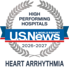Heart and Vascular U.S. News award in Heart Arrythmia 2026-2027