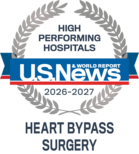 Heart and Vascular U.S. News award in Heart Bypass Surgery 2026-2027