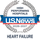 Heart and Vascular U.S. News award in Heart Failure 2026-2027