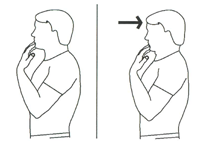 Cerv retract exercise illustration