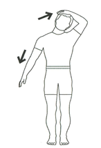Stretch cerv sidebends exercise illustration
