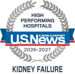U.S. News Kidney Failure badge - 2026-2027