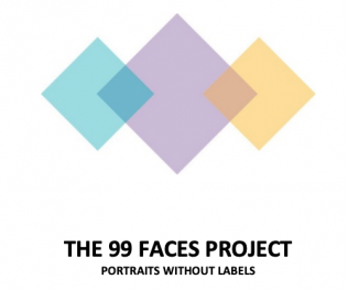 The 99 Faces Project logo