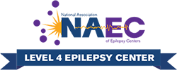 NAEC Level 4 Epilepsy Center badge