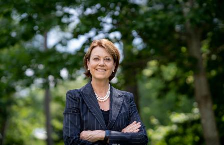 Joanne Conroy outside