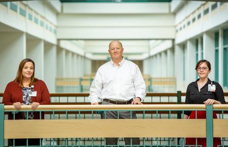 Brianna Henault, David Eiler and Julia Knight