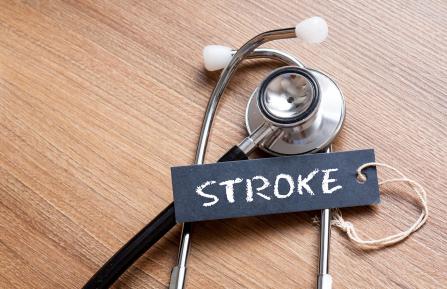 Image of stroke on a board