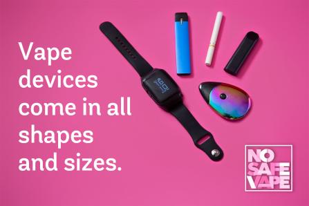Vape devices come in all shapes and sizes.