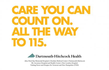 Care you can count on. All the way to 115.