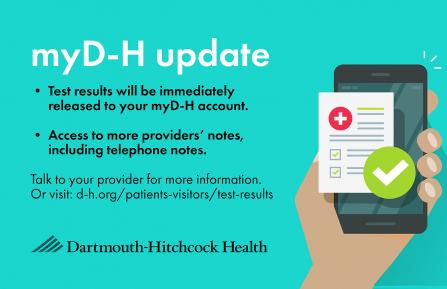 myD-H update image for test results