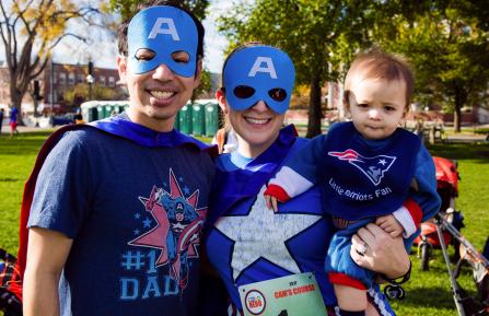 Families and participants of the CHaD HERO get into character each year as they run to support CHaD.