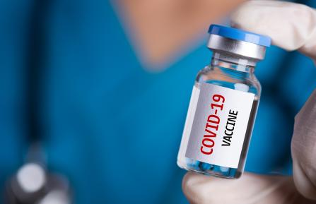 vial of COVID-19 vaccine