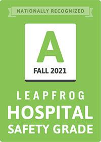Leapfrog Hospital Safety Grade award - fall 2021