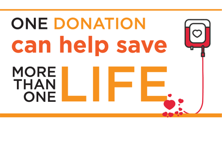 One donation can help save more than one life
