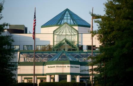Exterior photo of DHMC