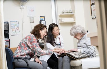 Heart and Vascular Center patient, Ellen, shares photos of her experience as a Fulbright scholar with Edita Pllana-Pruthi, MD and Cynthia Taub, MD.