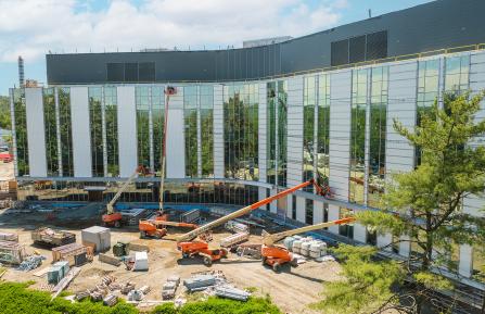 Image of construction at Patient Pavilion