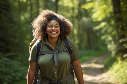 Weight Center: Healthy activities woman hiking