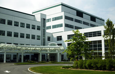 Dartmouth Cancer Center entrance - East mall