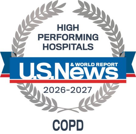 U.S. News COPD badge - 2026-2027