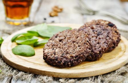 Black bean turkey burgers