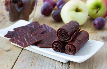 Blueberry-banana fruit leather