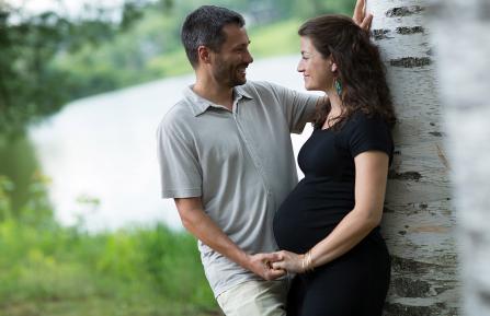 Tatiana Lamia with her husband, Booie
