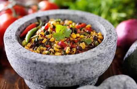 Black bean and corn salsa