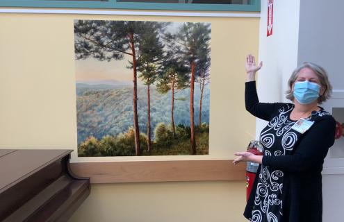 Marianne Barthel showcases augmented reality painting