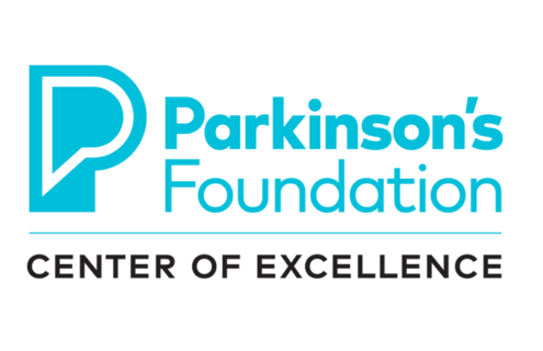 Parkinson's Foundation Center of Excellence designation logo