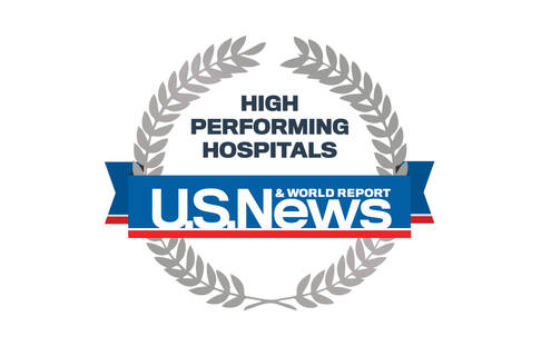 U.S. News High Performing Hospitals seal.