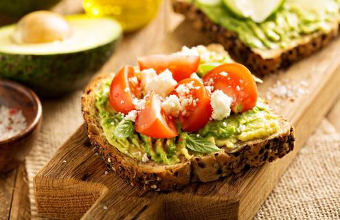 Avocado toast - Greek style