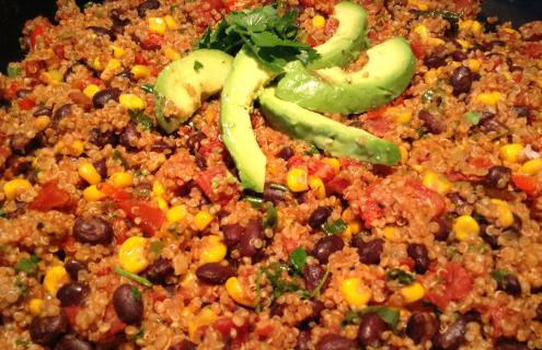 Mexican quinoa skillet